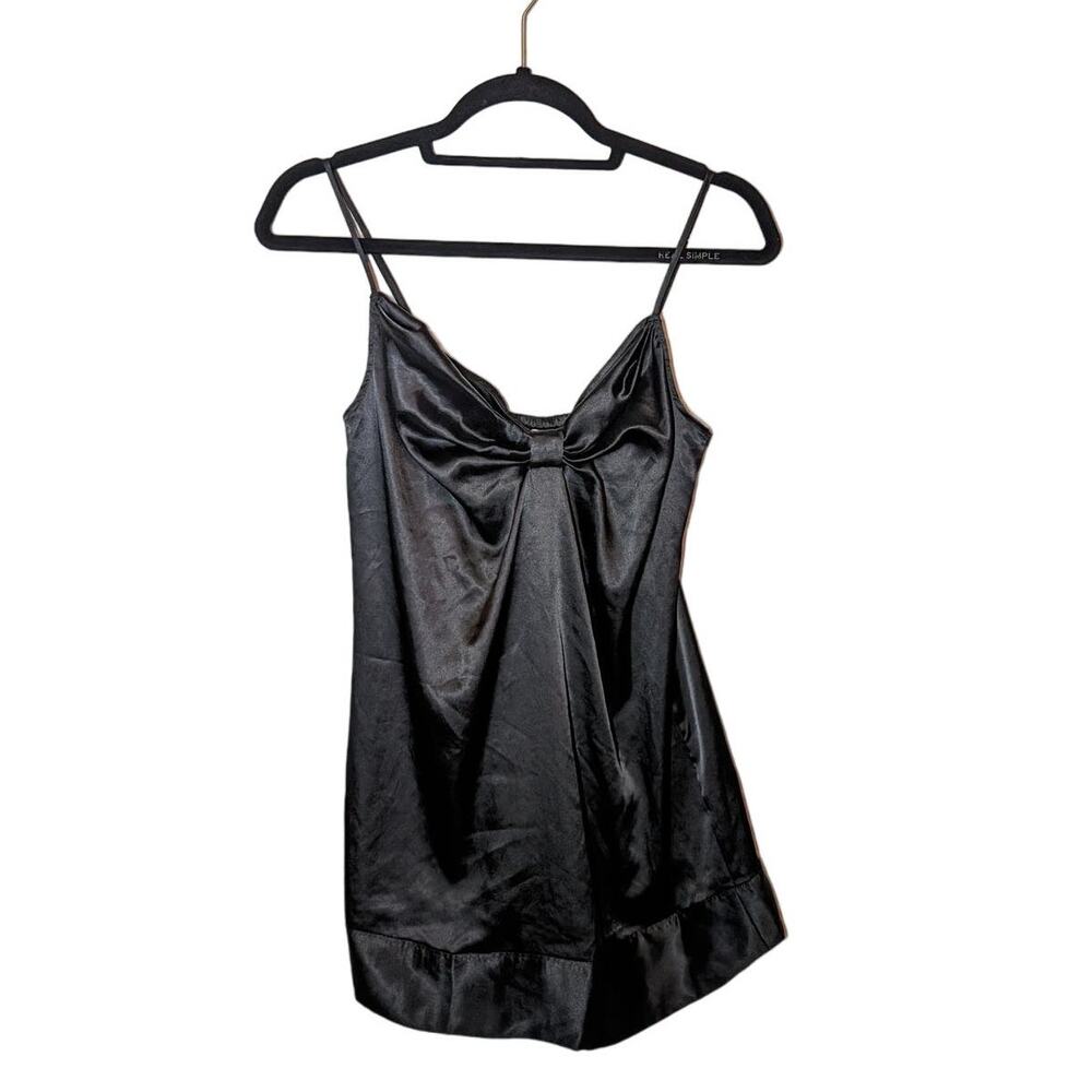 Y2K/ 90s Victoria's Secret Black Lingerie Slip Dress